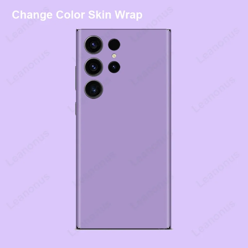 Amaretto Vivid Color Skin Per Samsung Galaxy S23 S22 S21 S20 Ultra / Note 20 Ultra 10 S10 Plus Adesivo Proteggi Schermo Posteriore