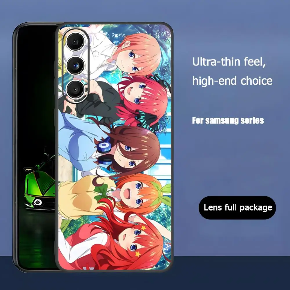 The Quintessential Quintuplets Soft Black Phone Case