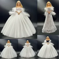 1 Set Doll Accessories Princess Dress + Shoes for 30cm 11 Inch Barbie Doll Kids or Birthday Gift 1