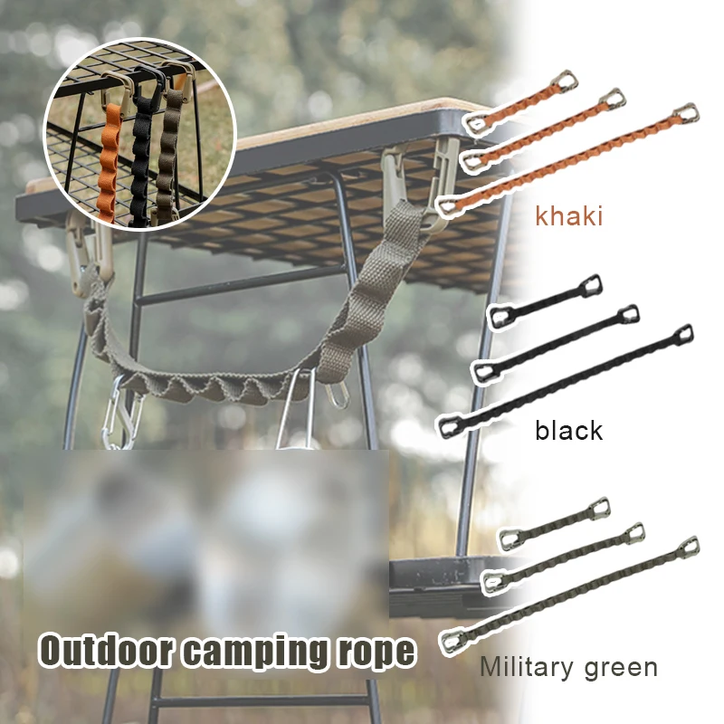 

Уличная веревка для кемпинга с D-пряжками, Многофункциональная вешалка для шнурков, товары для кемпинга, Садовые принадлежности, ремешок для хранения веревки, Женская веревка
