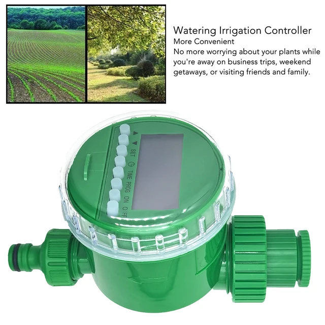 LCD Display Electronic Garden Watering Timer Automatic Irrigation Controller Intelligence Valve Watering Control Device 4