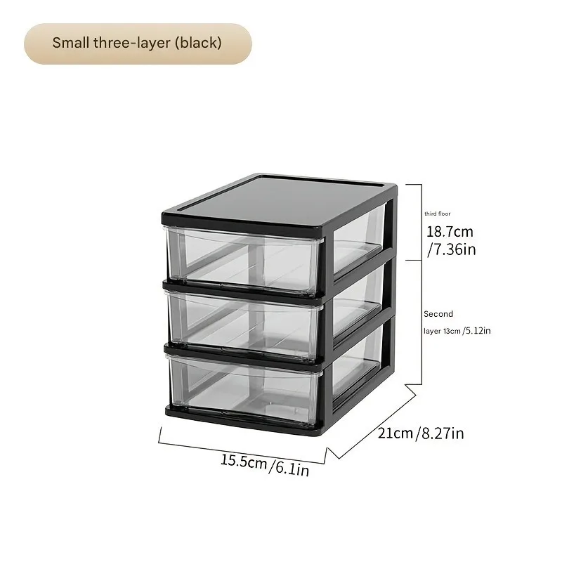 Office Desktop Storage Box Transparent Drawer Style Cosmetics Stationery Student Desk Raised Japanese Style Bar Storage Box Storage Box Self Adhesive Storage Box Desk Organizer Transparent Storage Box Storage Organizer