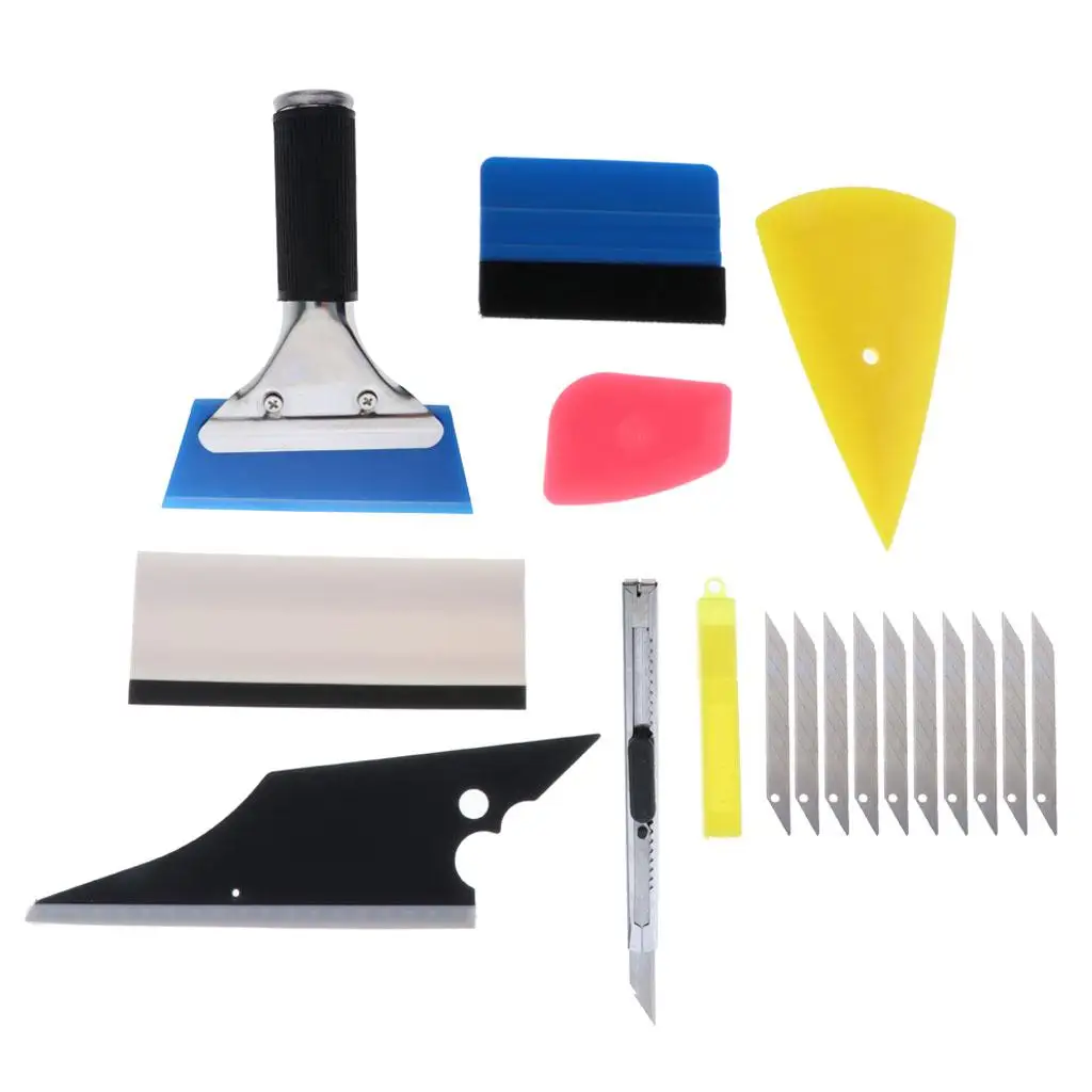 

8-in-1 Car Film Vinyl Squeegee Scraper Window Tuck Wrapping Application Kits