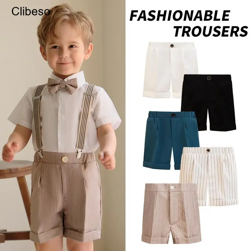 Aipie Summer Children Boy's Shorts Solid Denim Cotton Shorts For 3 9 Years Kids Wear-in Shorts - Foto 8