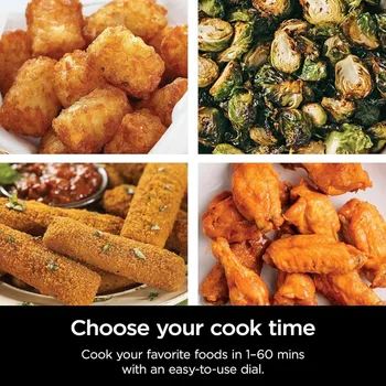 Ninja AF080 Mini Air Fryer, 2 Quarts Capacity, Compact, Nonstick, with Quick Set Timer, Grey 5