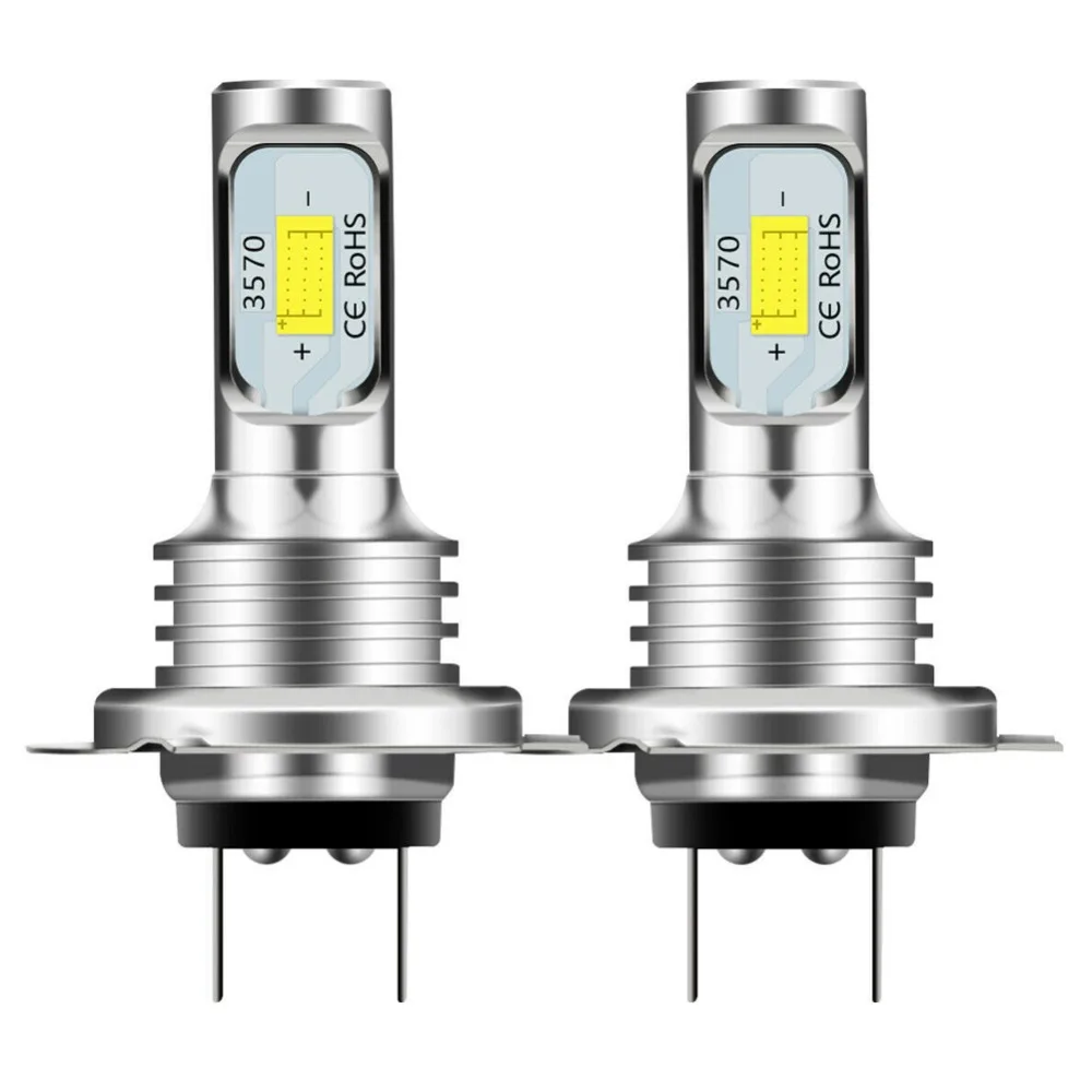 2Pcs H7 LED Headlight Kit 80W 10000LM Hi Or Lo Beam Bulbs 6000K White IP 68 Waterproof Canbus Led Headlight Car Accessories