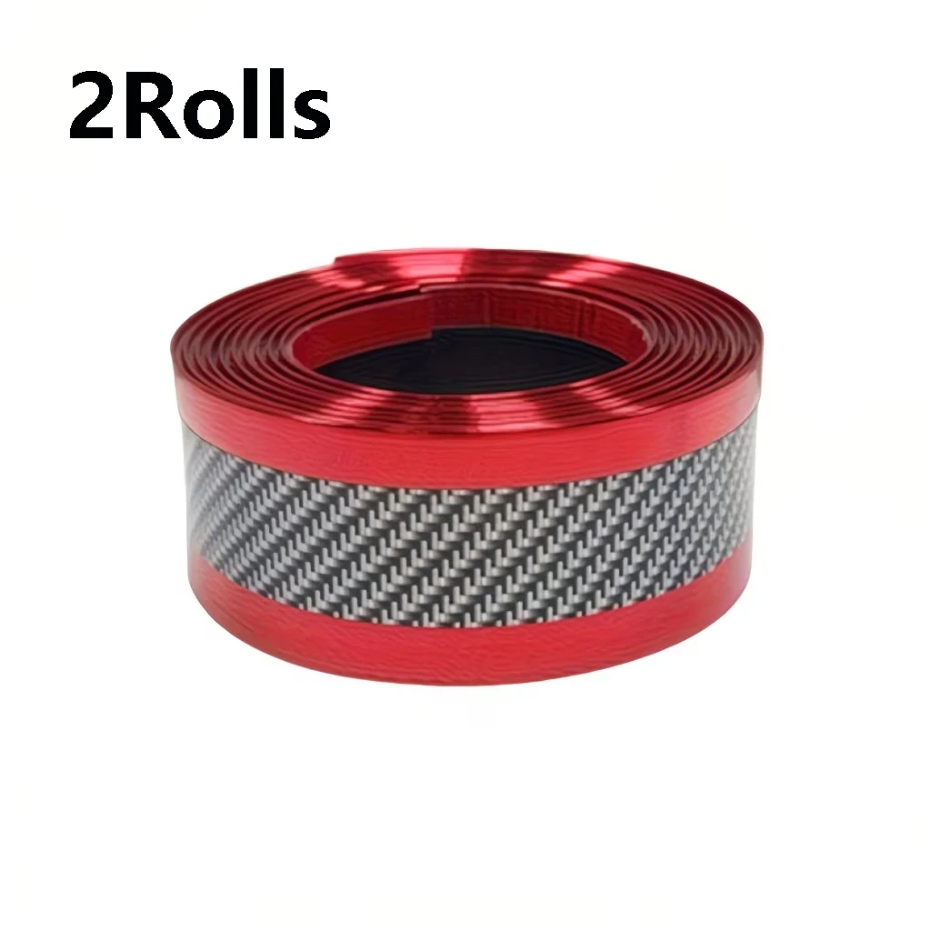 Self-Adhesive Anti-Scratch Car Door Sill Guard with Stylish Stripe Design