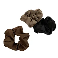 1pcs Women Silk Satin Scrunchies Korean Ladies Girls Elastics Hair Band Ponytail Hold Hair Accessories - Image 6