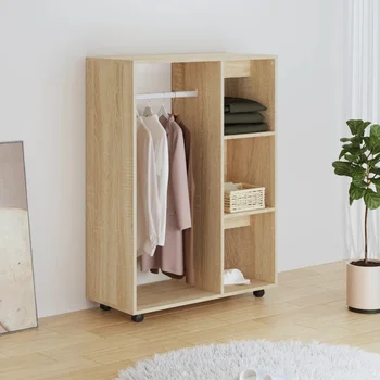 Armadio in rovere Sonoma 80x40x110 cm Mobili per camera da letto in truciolare Arredamento per la casa Portaoggetti per vestiti 1