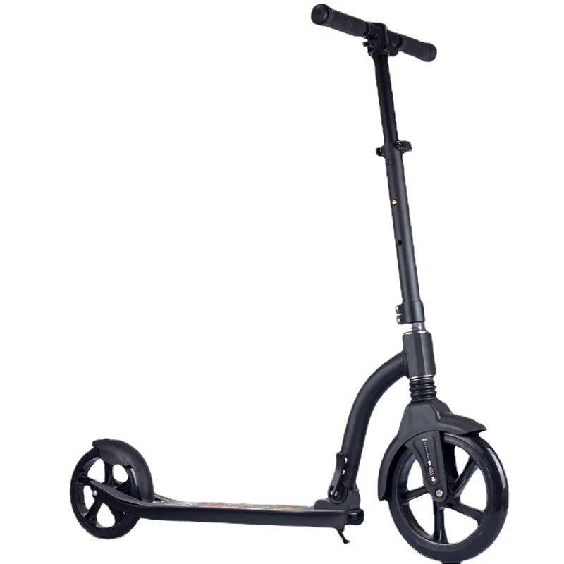 

Two Wheel Kick Scooter for Adults, Work Step, Big Wheel, Folding Campus Tools