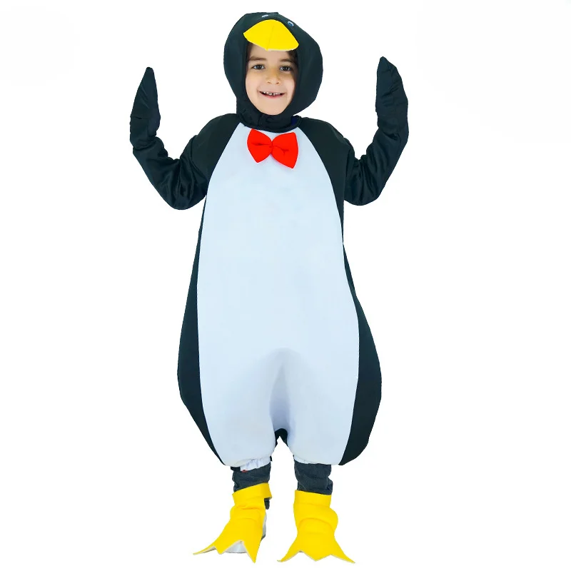 

Children's Penguin Set Costume Halloween Makeup Ball Cosplay Stage Role Playing Performance Costume Halloween Costume