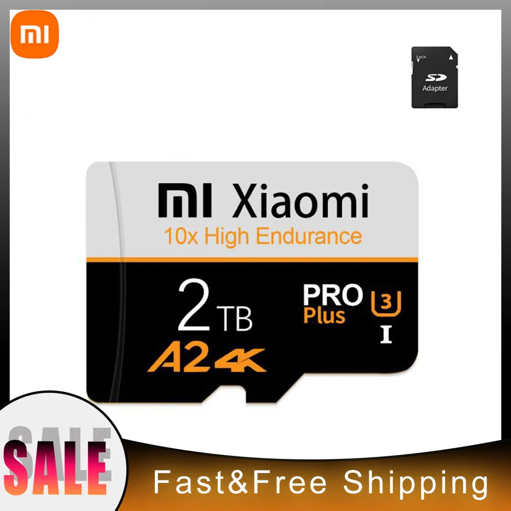 Scheda Sd Xiaomi Tf Ad Alta Velocità 2Tb 1Tb 512Gb 256Gb 128Gb Tf Scheda Di Memoria Flash 64Gb Minisd Per Huawei/Fotocamere/Mp4