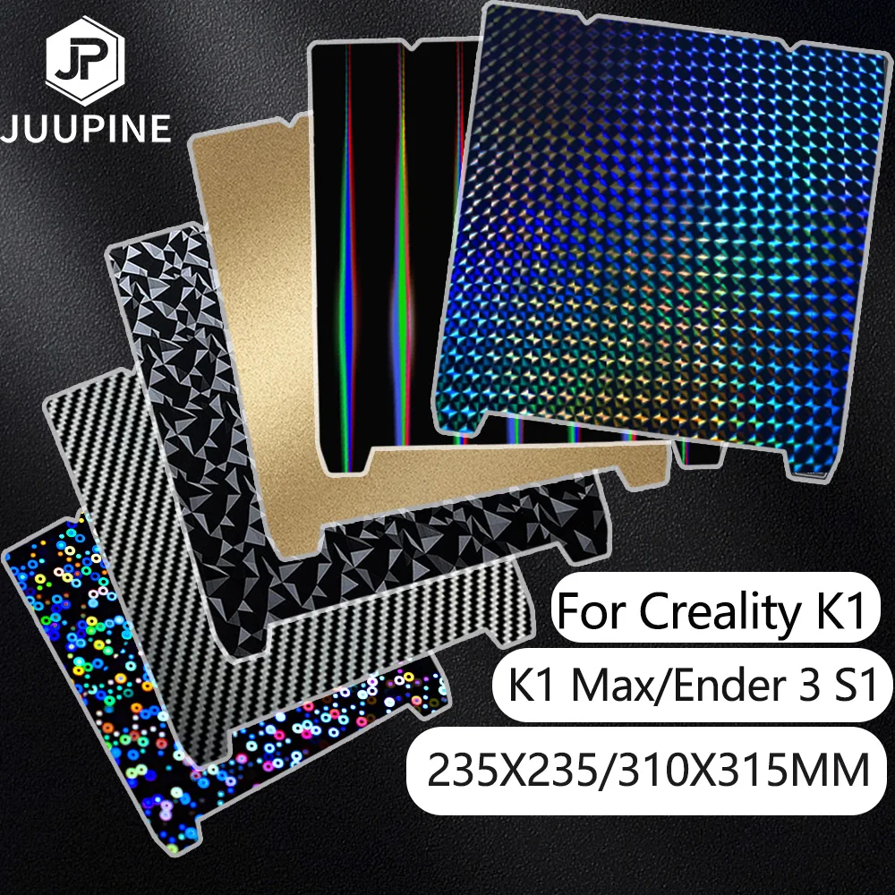 

Пластина для Creality K1 Max, пластина для Creality k1 220x220 H1H PEO PEY PEI 235x235 310x315 для Ender 5 S1 Ender 3 S1