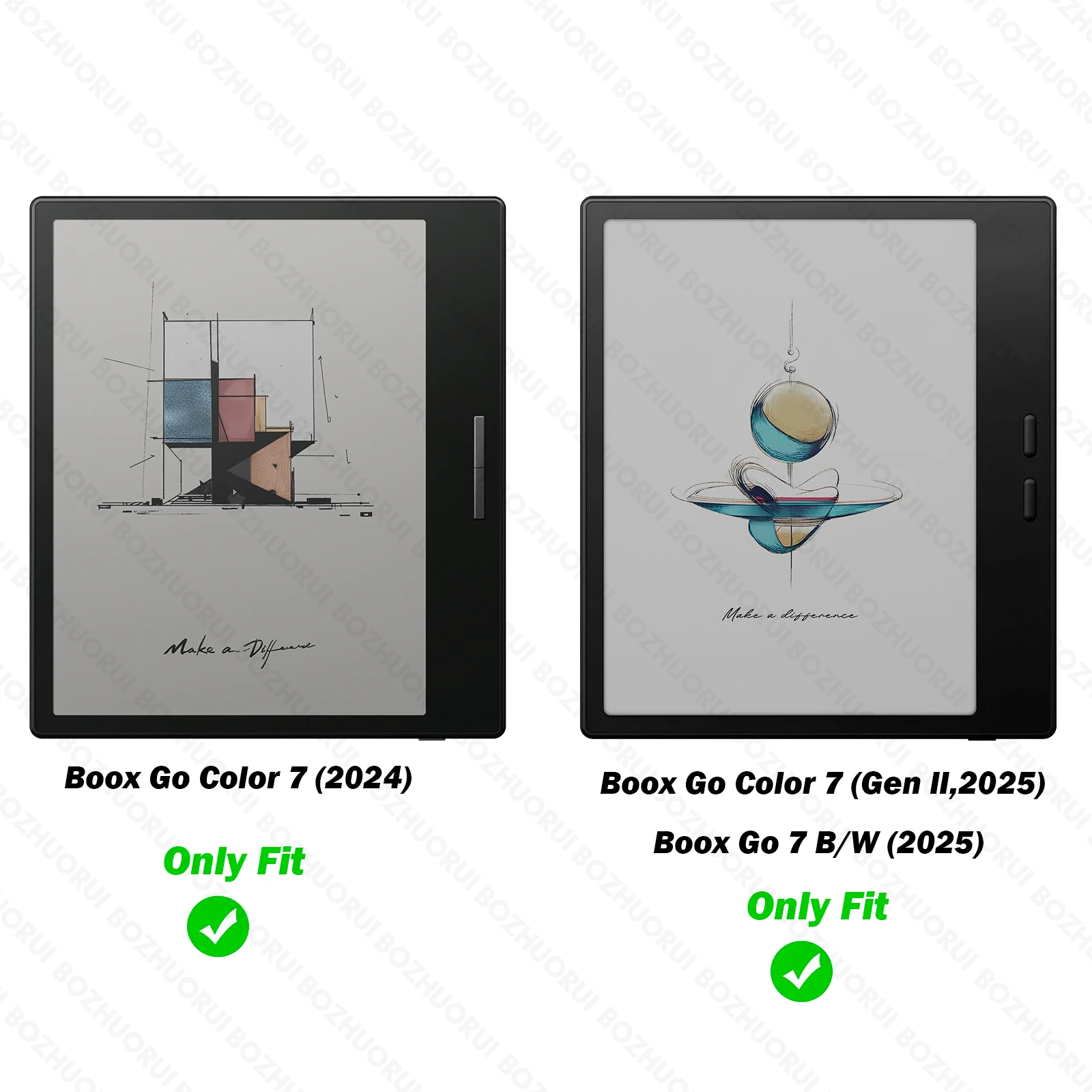 Case for Boox Go 7 Color/Go 7 B/W e-Reader (2024/2025