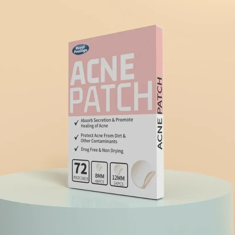 72-720Pcs Invisible Acne Patches Removal Pimple Anti-Acne Hydrocolloid Patches Spots Marks Concealer Repair Sticker Waterproof