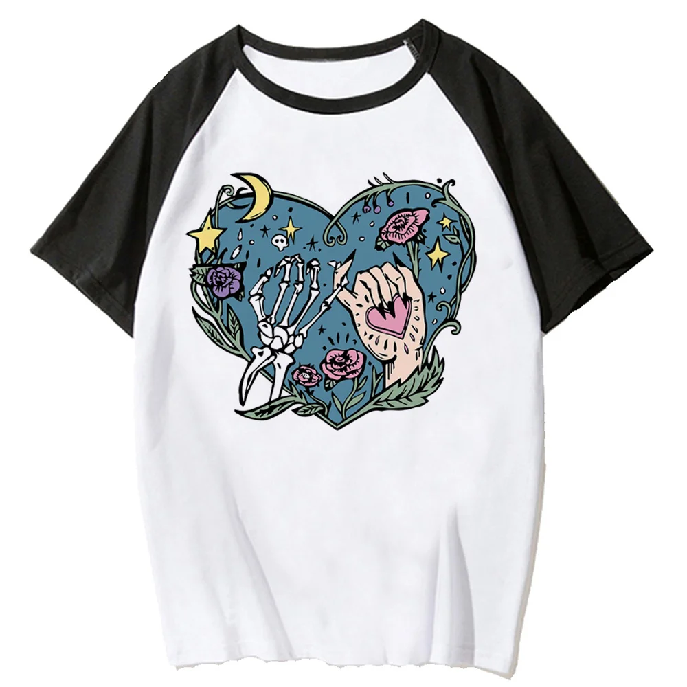 

Witch t-shirts women streetwear top girl designer clothes