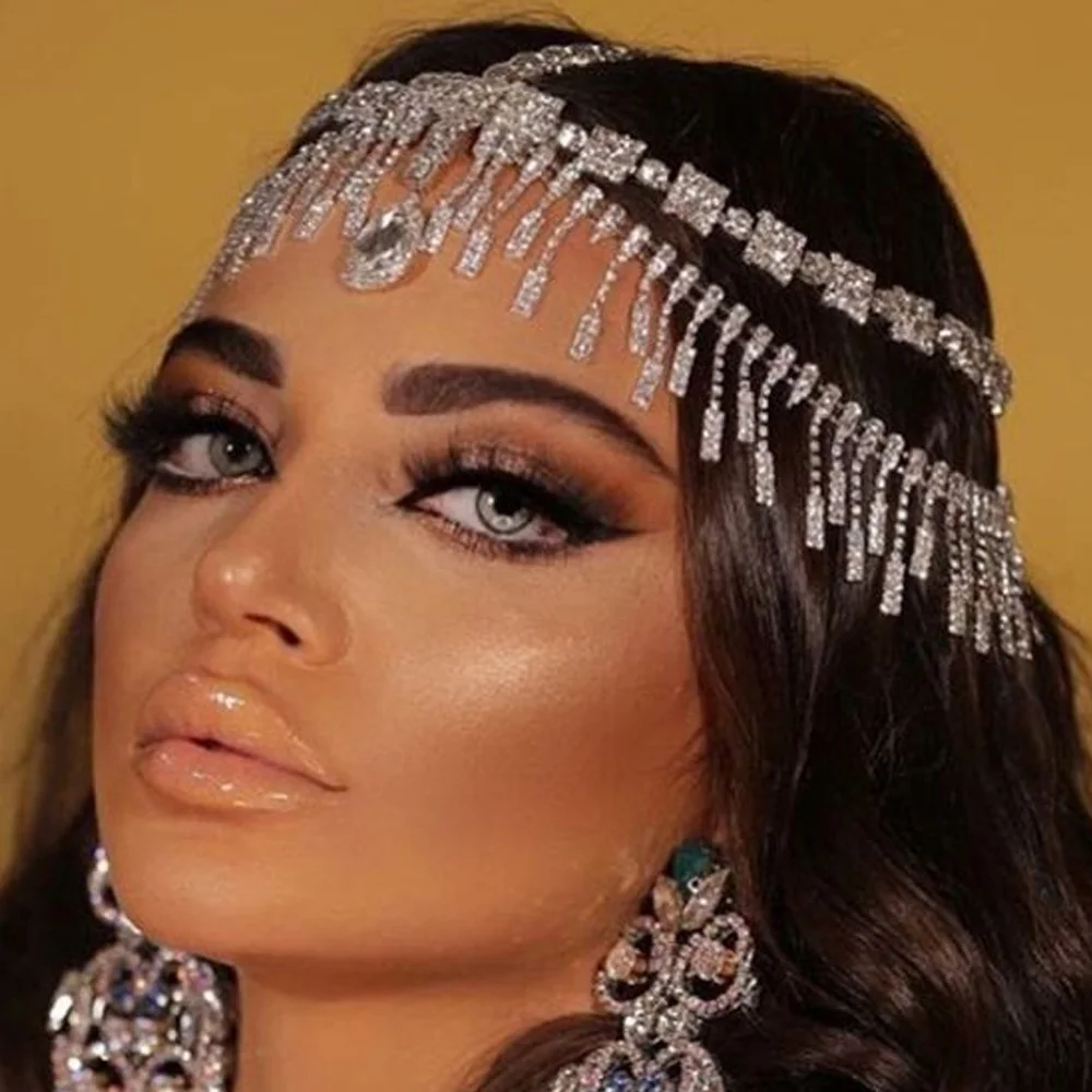 Hair Accessories Women Wedding Headbands Stones Crystals Rhinestone