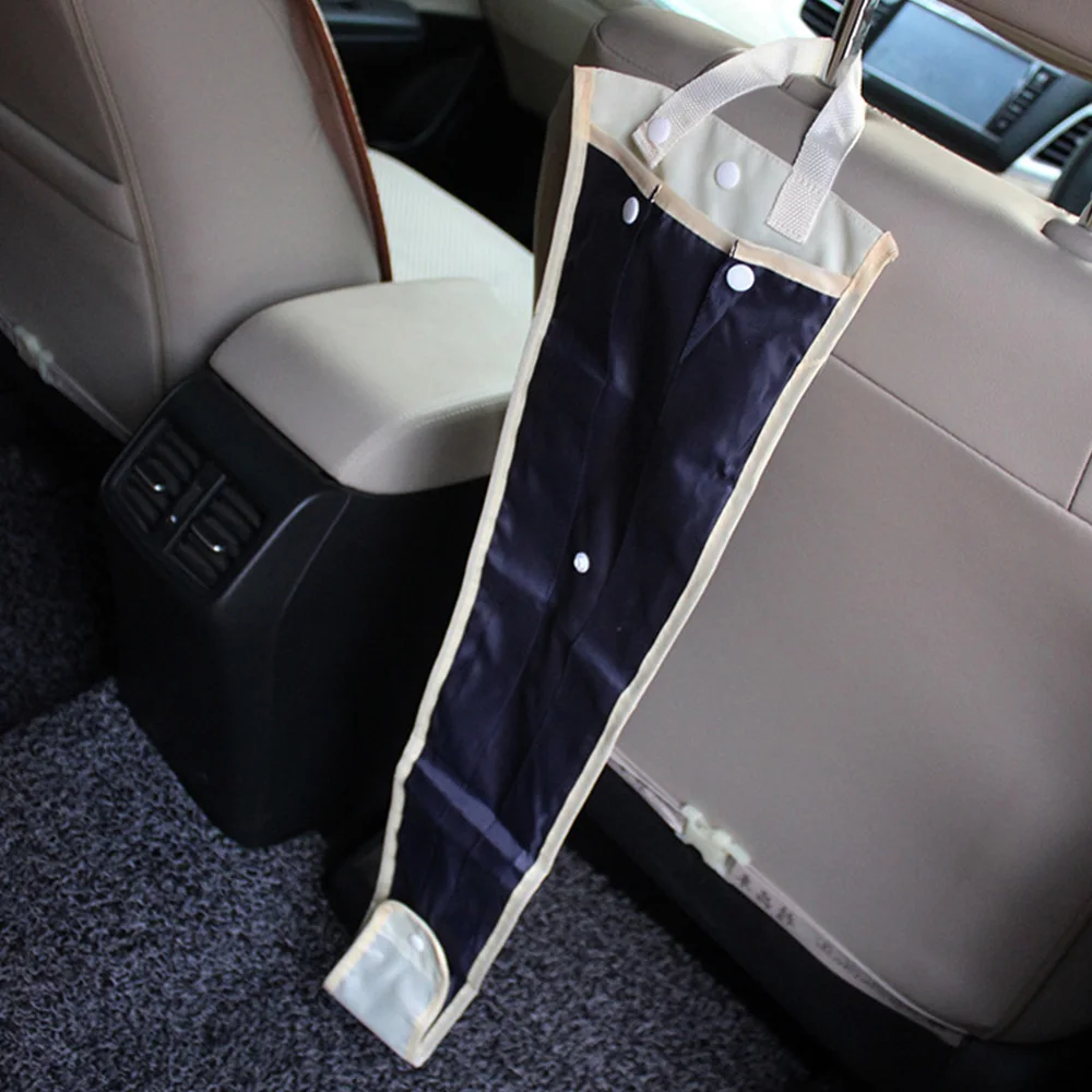 Waterproof Umbrella Sets Car Seat Back Storage Bag 80cm Polyester Car Hanging Storage Bag for Umbrella Sundries Holder