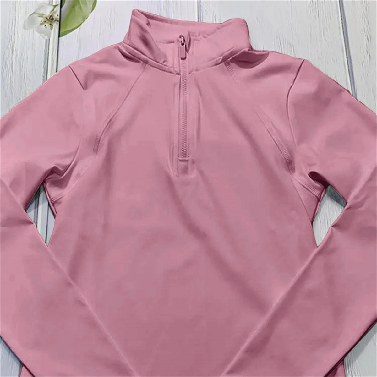 MXLLINA Zipper Equestrian T-Shirts Girls Longsleeve Sport Horse Riding Clothes Breathable Tops Girl Trainning Competition Blouse 4