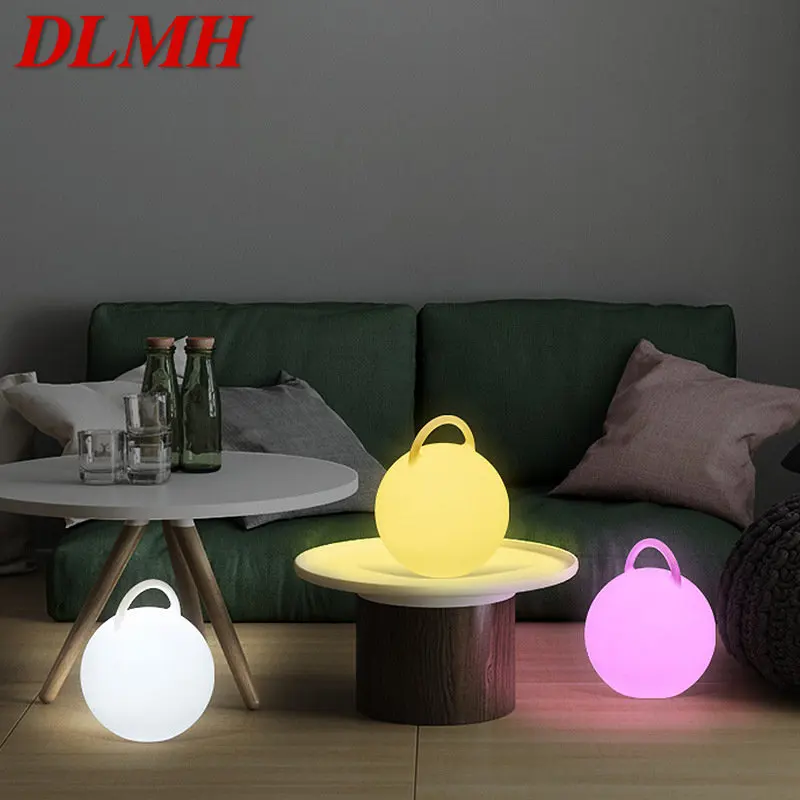 

DLMH Night Light 16 Colors With Remote Control Led Creative Portable Decor Home Atmosphere Lamp for Living Room Table Desk