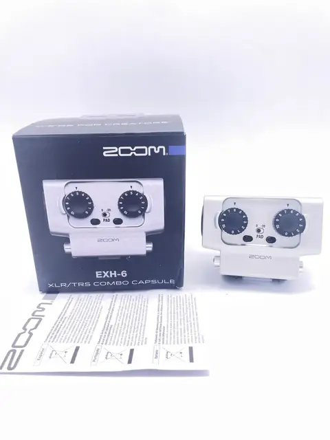 Original Zoom EXH-6 Dual XLR/TRS Combo Input Capsule microphone 