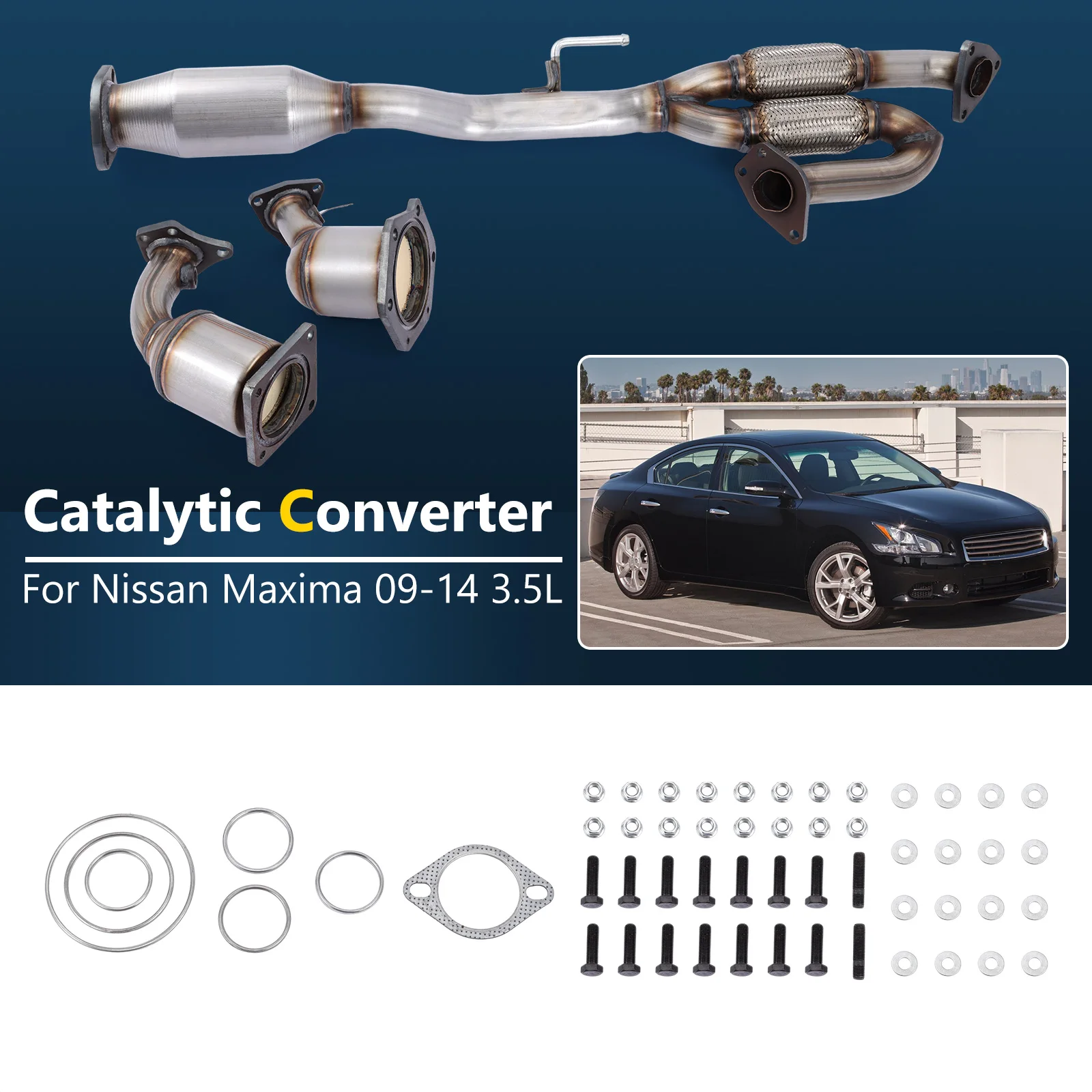 

Набор каталитических конвертеров для Nissan Maxima 2009-2014, 2009, 2010, 2011, 2012, 2013, 2014