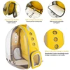 Cat Pet Carriers Dog pet backpacks portable transparent space capsules Soft Side Backpack  Travel Bags Outgoing cat supplies 3