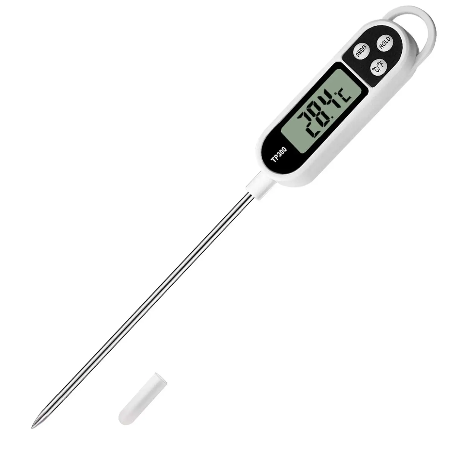 Precision Instant Read Cooking Thermometer with Long Probe
