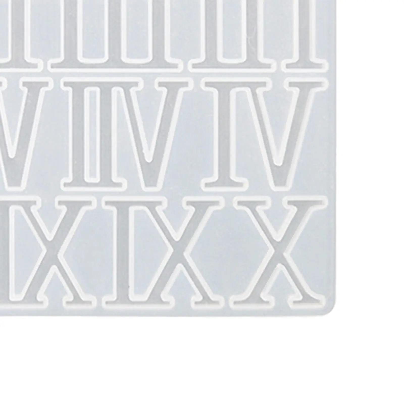 Numerals Mould including Arabic and Roman Numbers for Home Decor Wall Clocks