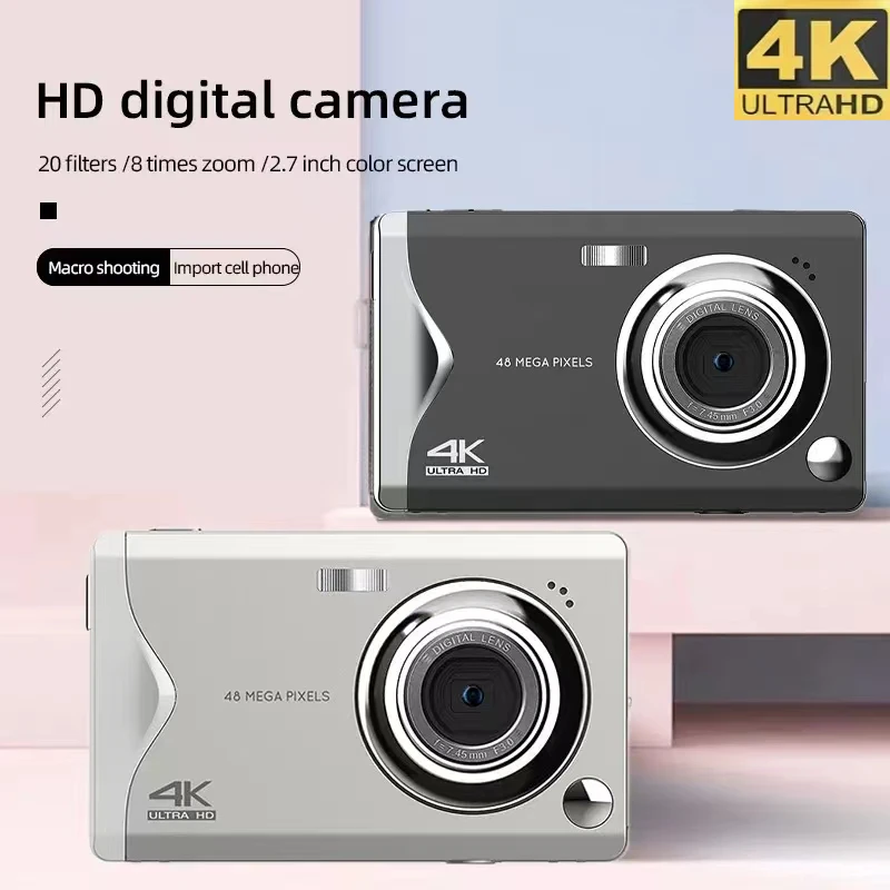 

Цифровая видеокамера 4K HD, 3-дюймовый экран Iarge, автофокус, легкая 16X цифровая камера с высоким разрешением, запись съемки