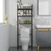 Bathroom Storage Shelf Floor To Floor Wall Hanging Toilet Bath Toilet Washbasin Stand Washing Machine Toilet Storage Rack 3