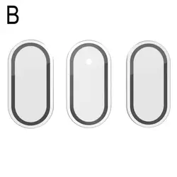 3-Pack High-Definition Tempered Glass Camera Lens Protector - Anti-Scratch, Bubble-Free Film (Silver)