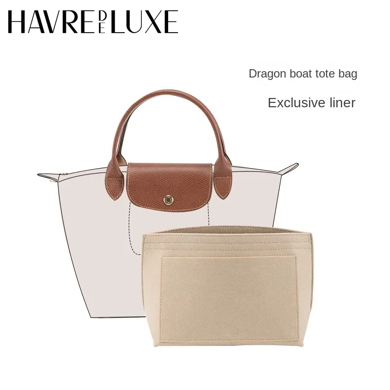 HAVREDELUXE Bag Organizer For Longchamp Small Tote Bag Timid Bag