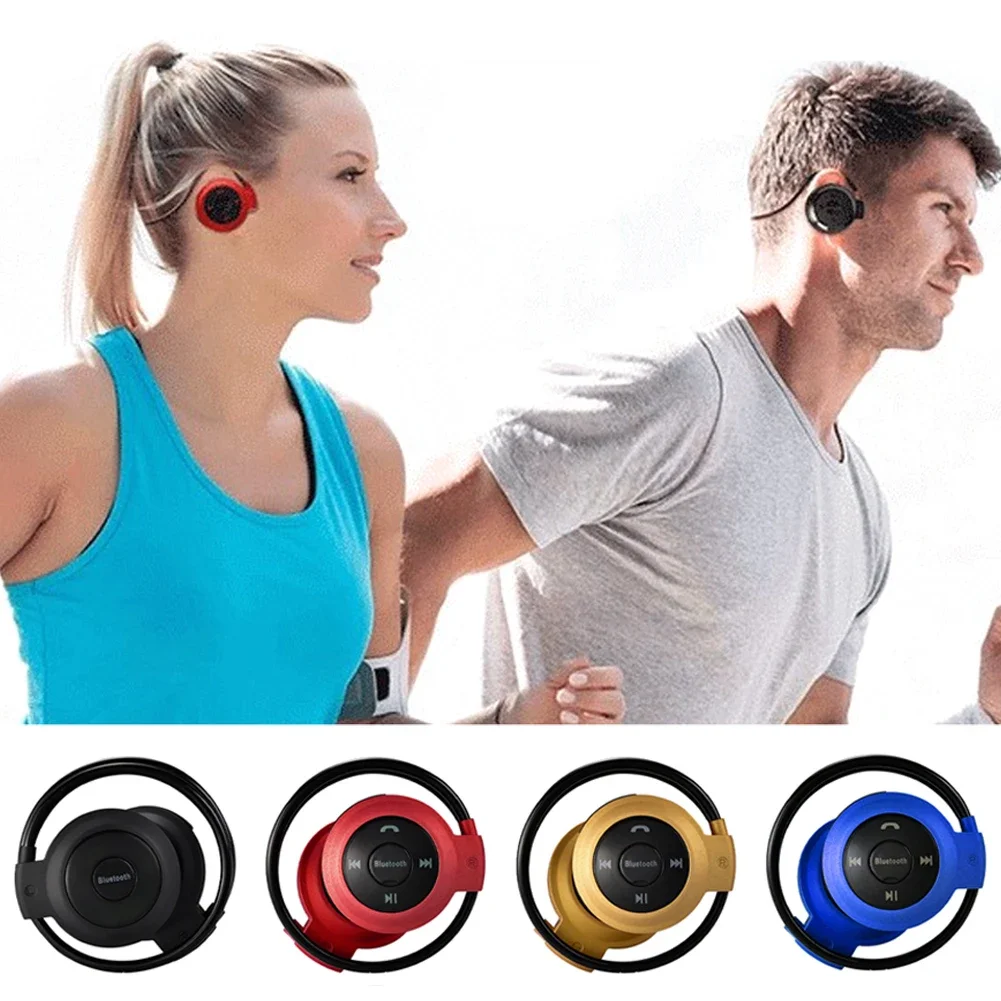 Compact Wireless Bluetooth Headphones with TF Card Slot and Built-in Radio – Foldable Stereo Sport Headset with Hands-Free Hook