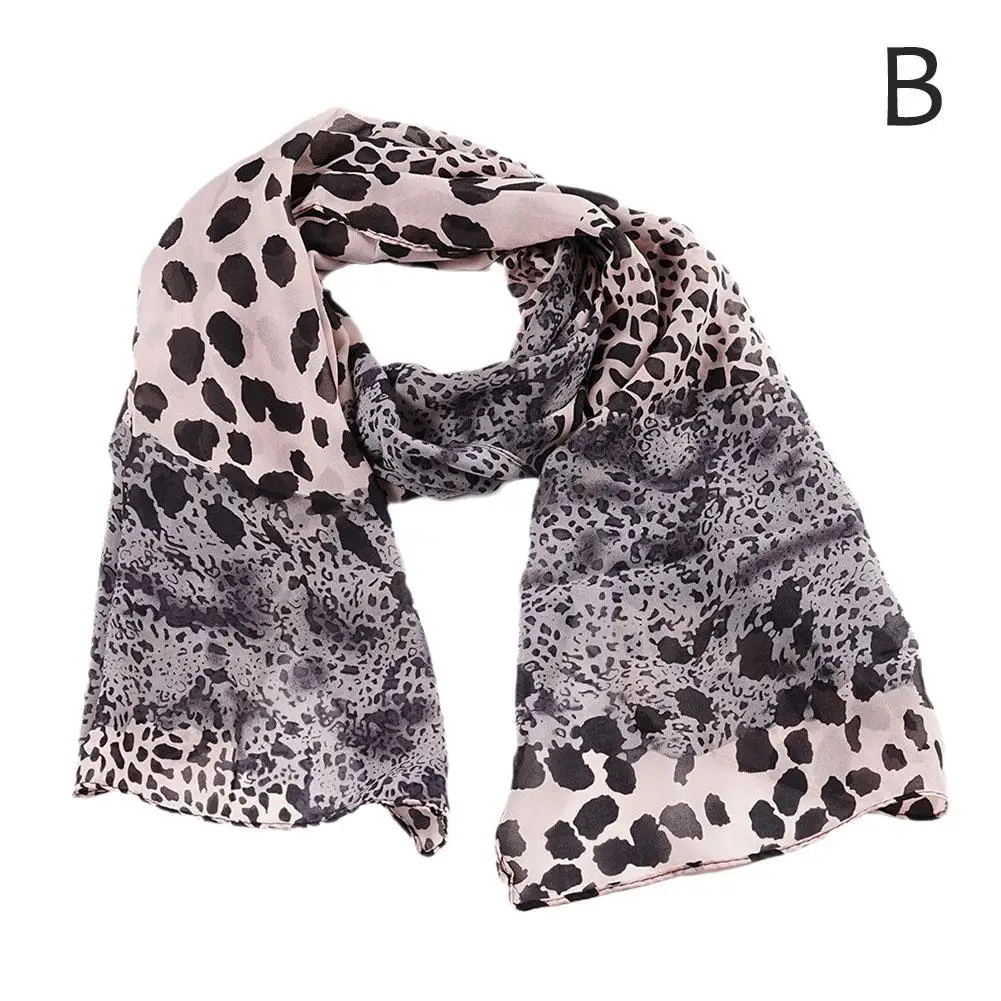 Vikodah Sciarpa Da Donna In Chiffon, Morbida E Liscia, In Raso, Scialle Grande, Leopardo - 157,5 X 71,1 Cm, Taglia Unica - Foto 14