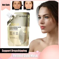 Retinol Gold Mask Anti Aging Lifting Firming Oil Control Clean Pore Rejuvenating Moisturizing Whitening Collagen Peel Off Masque