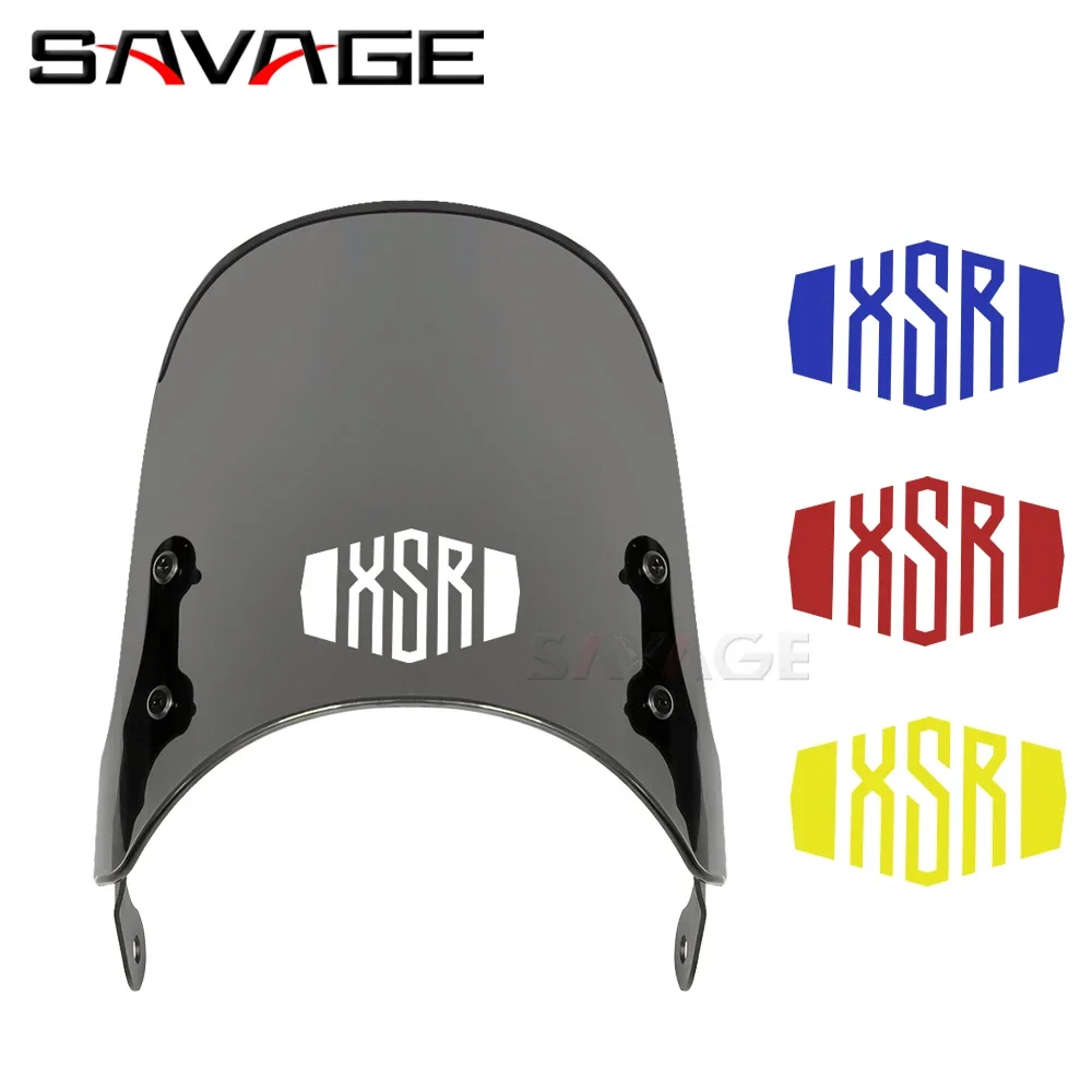 

XSR900 XSR300 Windshield Windscreen For YAMAHA XSR 125 155 250 300 900 2016-2023 Motorcycle Wind Deflector Pare-brise Shield