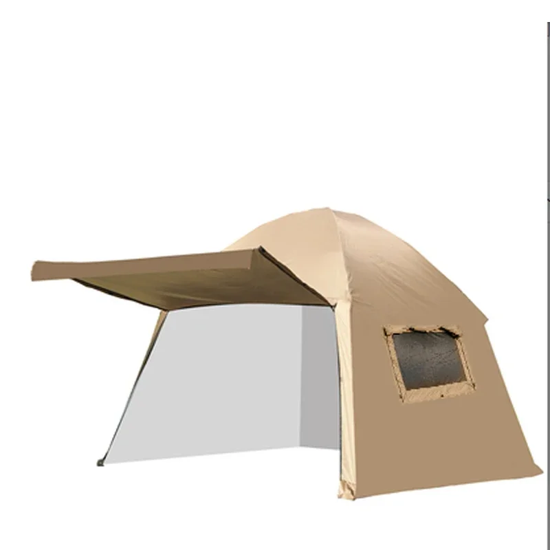 

Outdoor camping mosquito nets tents sunshades separate outer nets outer cover coated with silver Oxford cloth Add windows