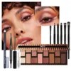 POPFEEL Style 40 Colors Eyeshadow Palette, Mascara, Eyeshadow Brush, Eyeliner Eyeliner Eyebrow Pencil Makeup Set for Beginners 2