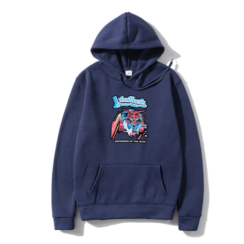 

JUDAS PRIES DEFENDERS OF THE FAITH'84 Autumn/LONG SLEEVE NEW BLACK Outerwear Stree Hoody SweatSweaOuterwear