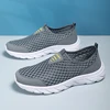 YRZL Mens Tennis Breathable Comfortable Casual Shoes Men Lightweight Walking Anti Slip Loafers Outdoor Sport Sneakers Large Size