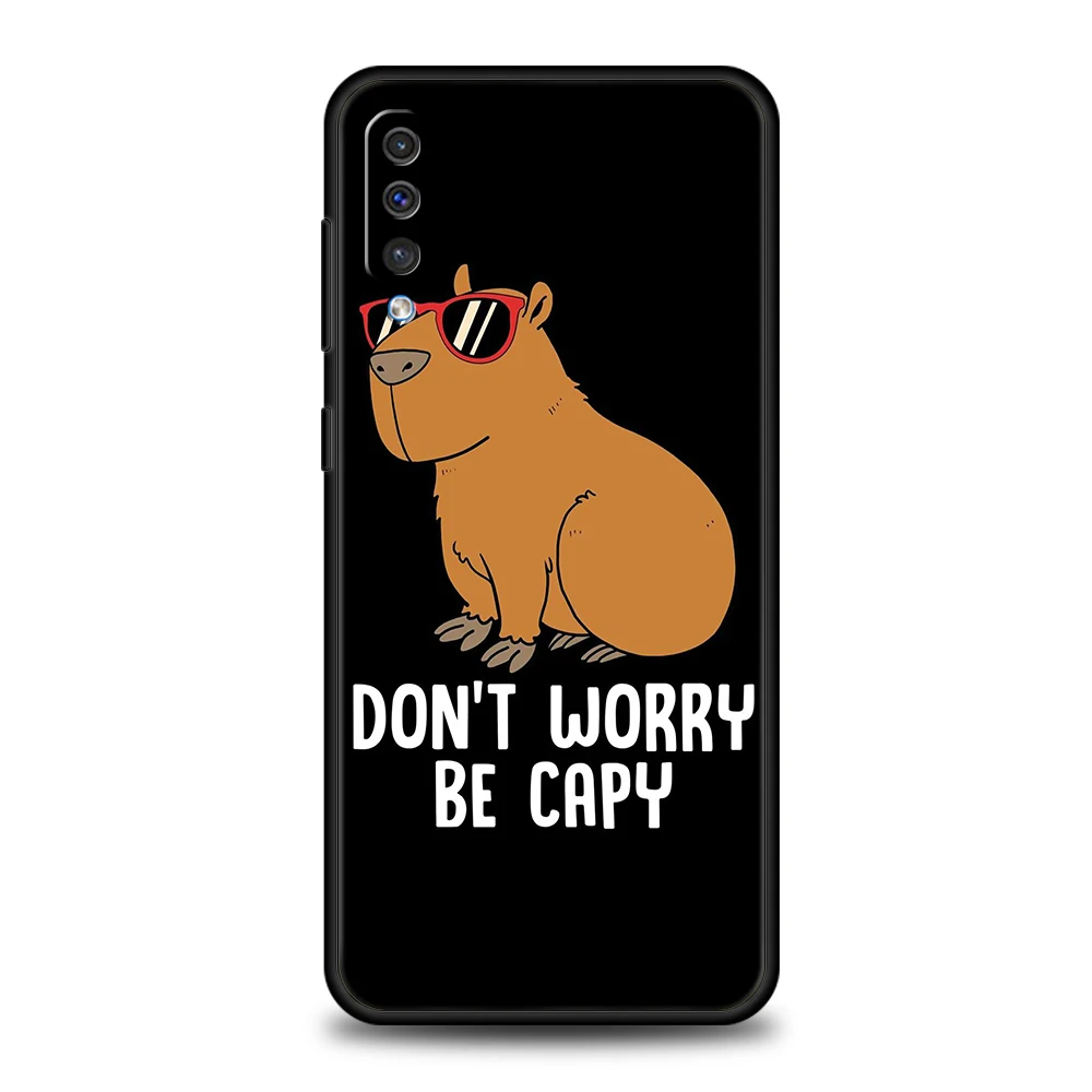 Cartoon Capybara Silicone Phone Case - Fun and Protective Cover