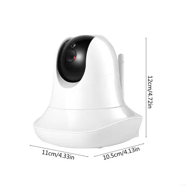 C1FB LCD Display Baby Nanny Security Camera IR intercom 5inch Babysitter 6