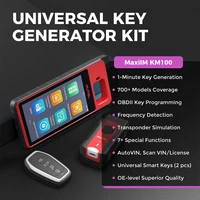 Autel MaxiIM KM100 Key Fob Programming Tool Lifetime Update 2024 Newest IMMO Key programmer Built-in APB112 2PCS IKEYs Same as K 2