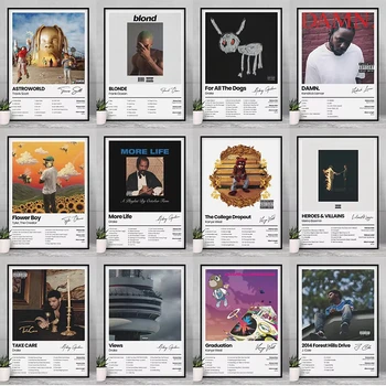 Hip Hop Album Canvas Art 1