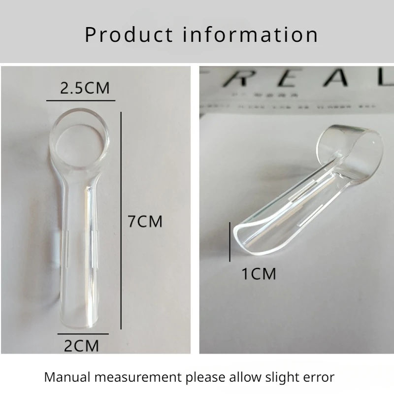 3Pcs Transparent Plastic Toothbrush Head Protective Cover for Oral B Electric Toothbrush D12 IO5/7/8/9 Dustproof Cap