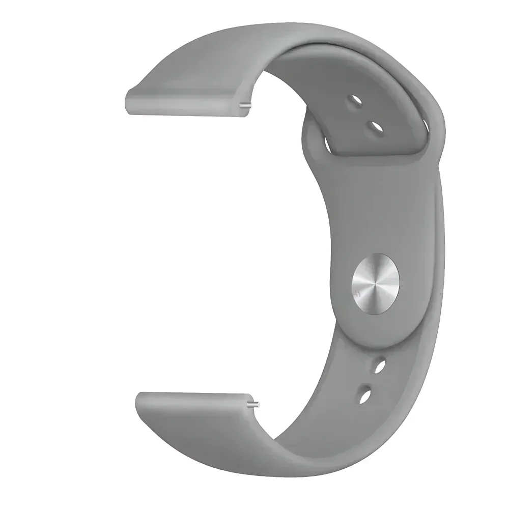 Silicone Sports Watch Band - 20mm/22mm Adjustable Strap Bracelet