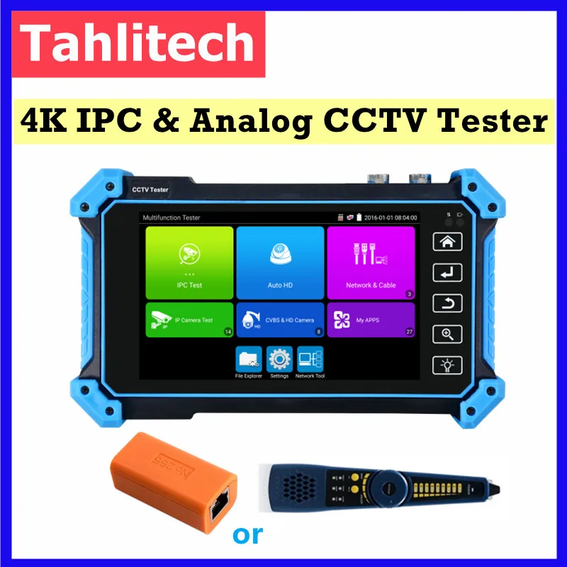Nuovo Tester Ipc 4K 8Mp/Ahd/Cvi/Tv/Sdi Tester Cctv Con Ingresso Hdmi Vga Monitor Cctv Da 5.4 Pollici Per Tester Per Telecamera Ip Tester Cftv