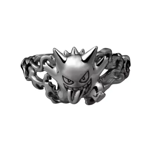 Pokemon Dratini Couple Ring S925 Silver Anime Peripheral Opening Adjustable  Cartoon Accessories Fashion Gift - Image 3
