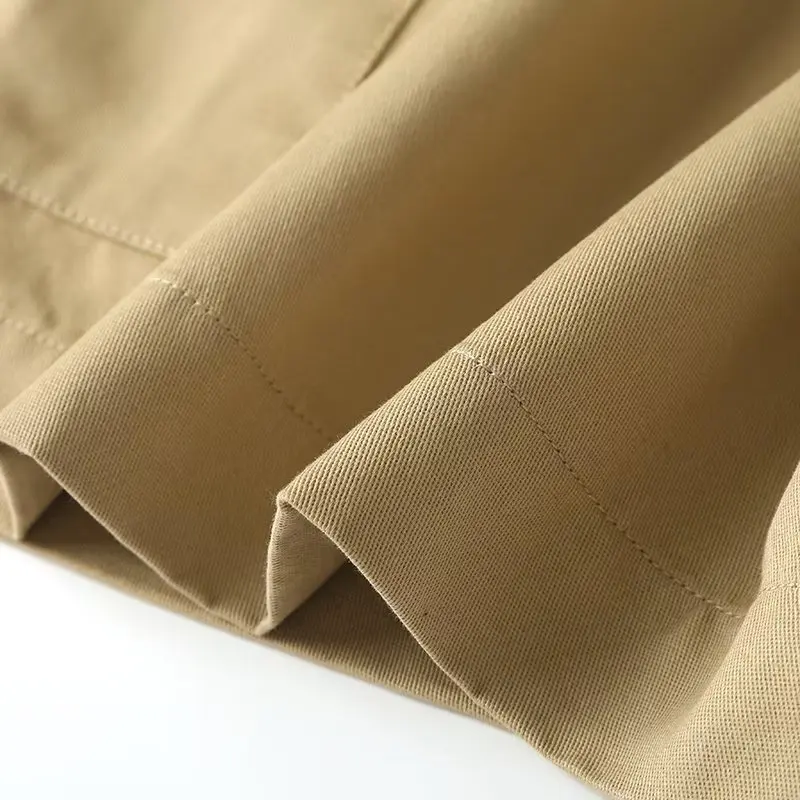 Maxdutti 2023 Summer Shorts Women Bermuda Ladies High Wasit Loose Cotton Fashion Boyfriend Retro Cargo Shorts